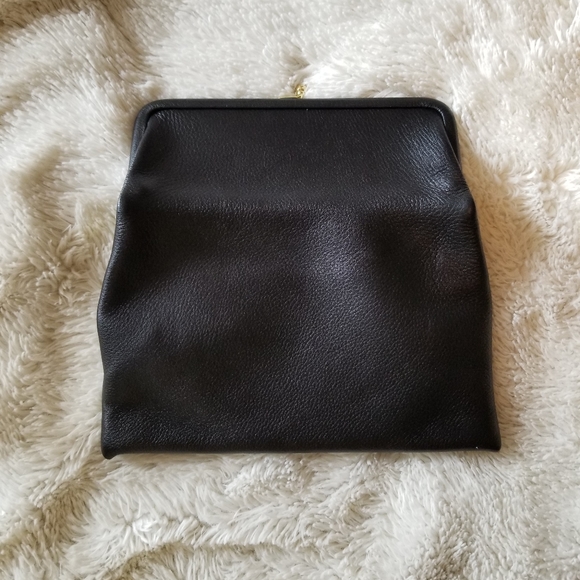 Leather clutch with mirror - Picture 5 of 9